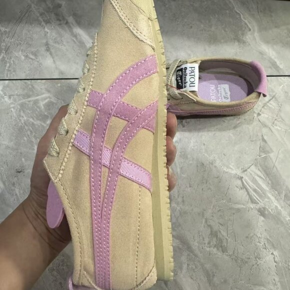 Patou x Onitsuka Tiger MEXICO 66 Pink Low-top Casual Shoes - Picture 4 of 7